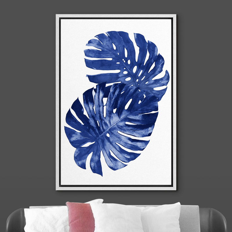 Peinture sur toile, cadre flottant, Blanc, H 24 po x l 36 po x P 1,5 po