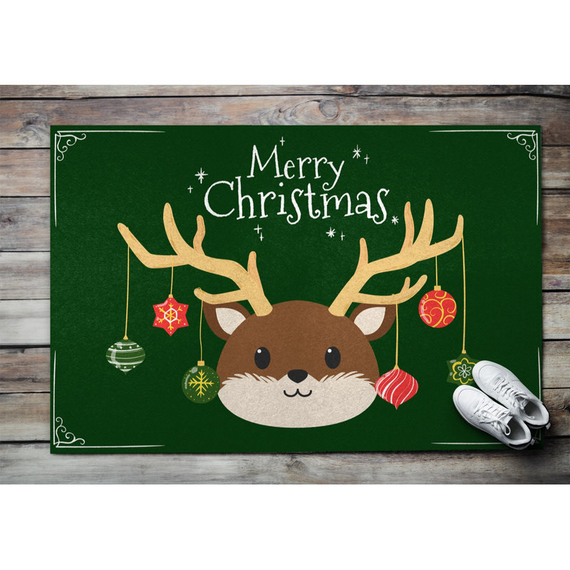 Non-Slip Christmas Outdoor Doormat
