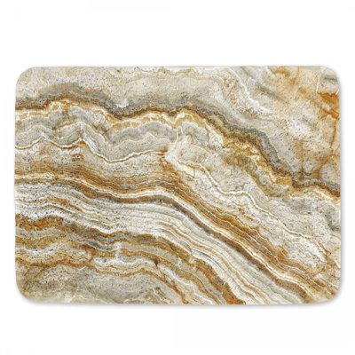 Tapis de bain en microfibre / microsuède Masiah
