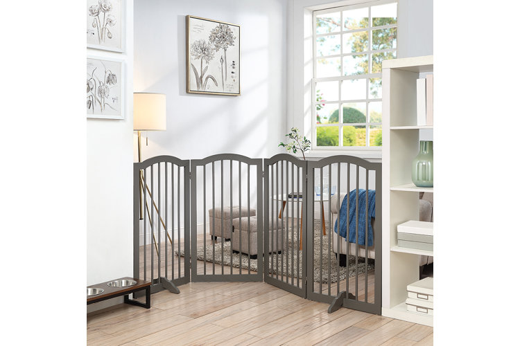 Hutchens Arched Free Standing Pet Gate