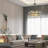 31.5" Light Luxury K9 Real Crystal Round Tree Branch Chandelier – Matte Black Finish-557744933