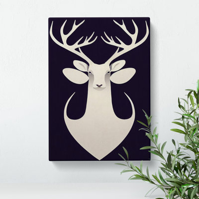 Modern Stag Art No.6 - Wall Art