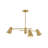 Calista 3 - Light Sputnik Modern Linear Chandelier-1454081079