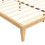 Lit plateforme en bambou de style Mid-Century moderne - aucun sommier requis, support en métal à lattes de bois, assemblage facile-1258652557-1257897586