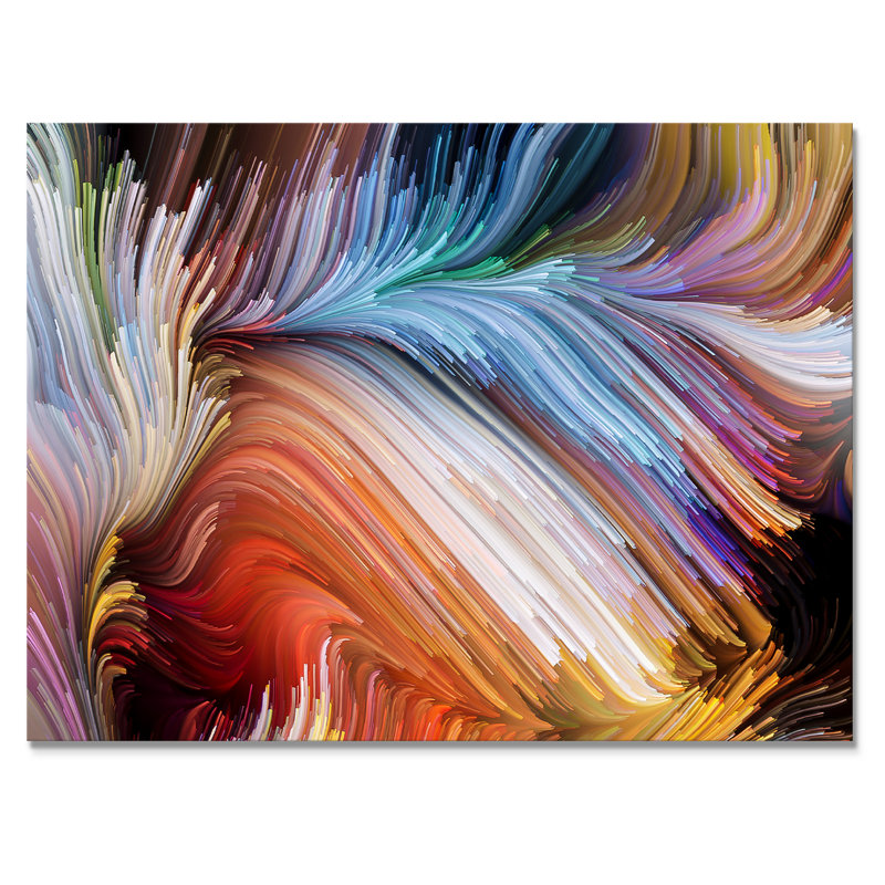 Réalité liquide II - reproduction d'art sur toile tendue, H 8 po x l 12 po x P 1 po