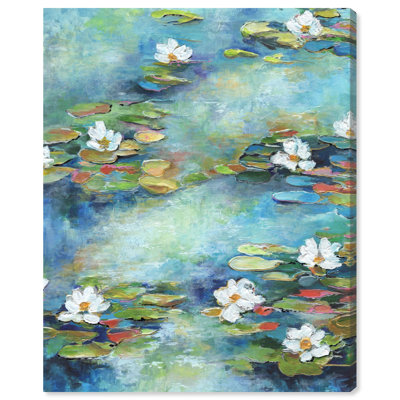 Water Jewels Canvas Coastal Wall Art by Art Remedy