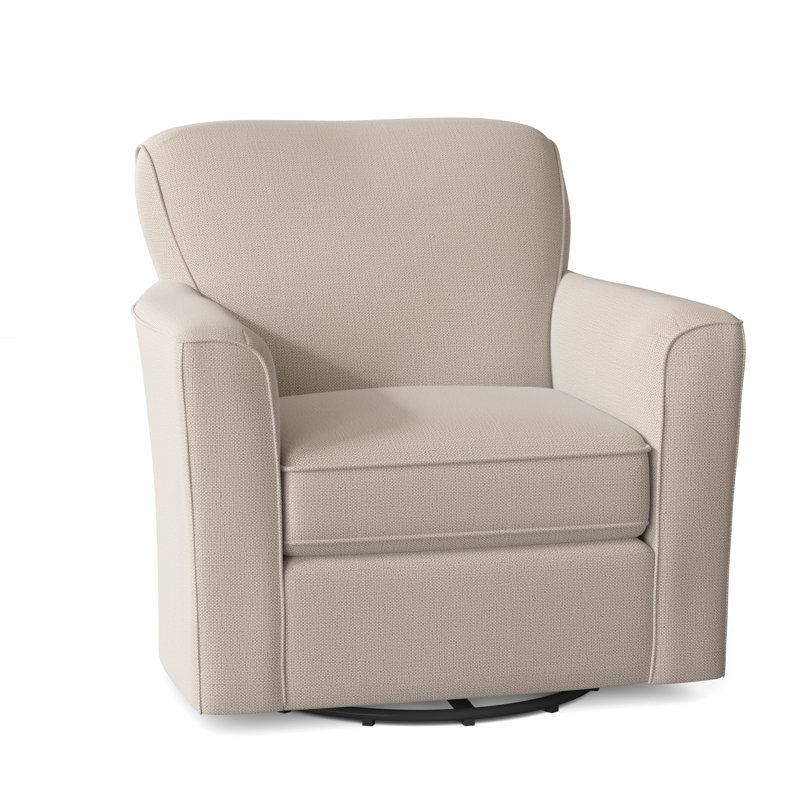 Fauteuil pivotant de 35,5 po Kaylee, Tusk beige performance