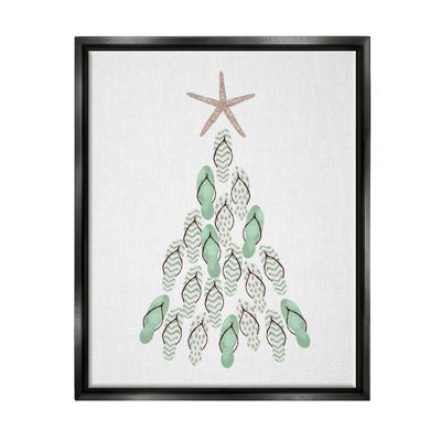 " Flip Flop Beachy Christmas Tree " by Ziwei Li