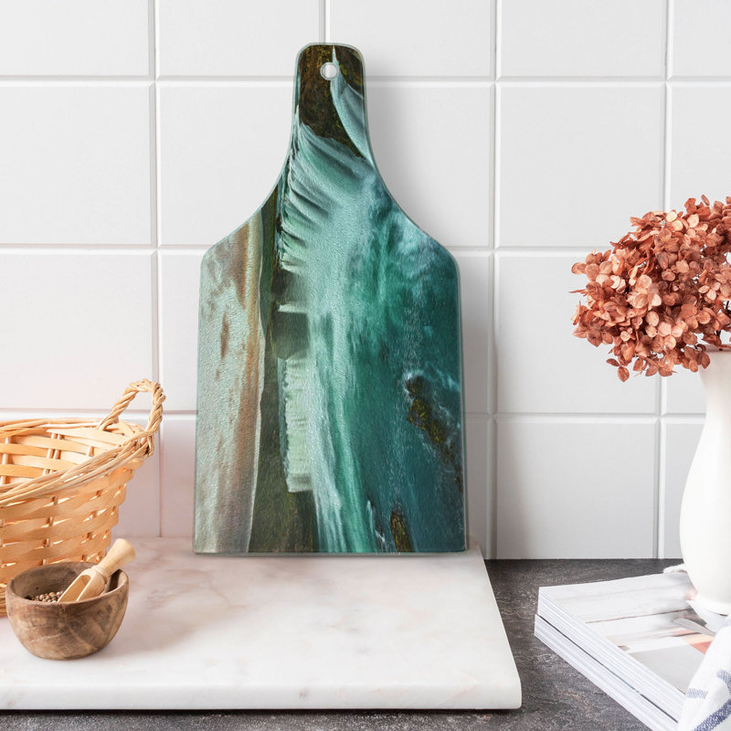Multicolore cascade en verre trempé Ambesonne