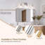 Luminaire de meuble-lavabo moderne avec abat-jour en verre transparent-471192553-321541586