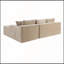 Canapé d'angle modulaire Cloud de 106,3 pouces avec méridienne en L et assise profonde. Aucun assemblage requis.-501245109