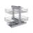Gibe Steel Blind Corner Cabinet Organizer