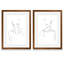 «Everlast Elegance I» par Vincent Van Gogh - ensemble de 2 reproductions de dessins encadrés-589382400-589382463-589367243