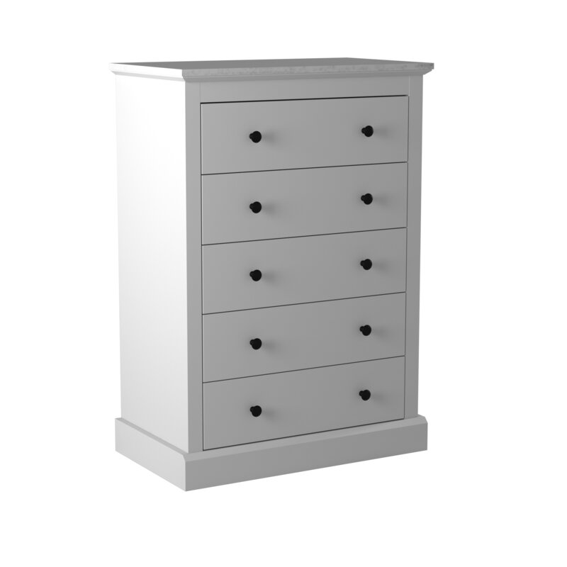 Three Posts™ Barbee 5 - Drawer Dresser & Reviews | Wayfair