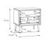 HARLLSON 59.8cm W Particle Board / Chipboard Bedside Table-2030371729