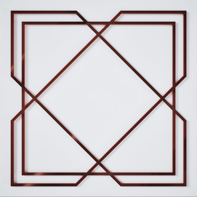 Miroir doré rose Kiowa