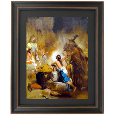 John Smith Saved By Pocahontas By Alonzo Chappel