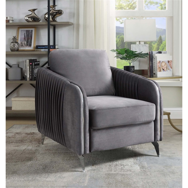 Fauteuil d'appoint 32 po, Gris