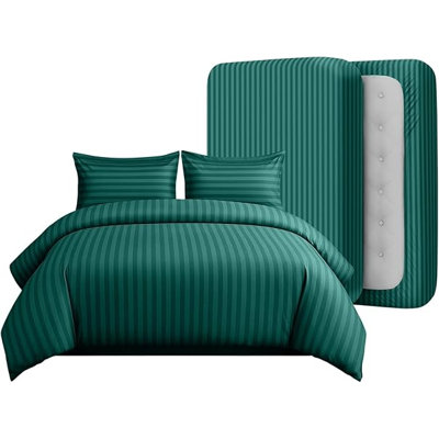 Microfiber Duvet Cover Set with Pillowcases Included
