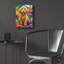  «Sitting Labradoodle» par Dean Russo, art mural en verre acrylique, 12 po x 16 po