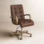 Luca Leather Swivel Task Chair