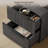 Modern Fluted 2-Drawer Nightstand-1112389845