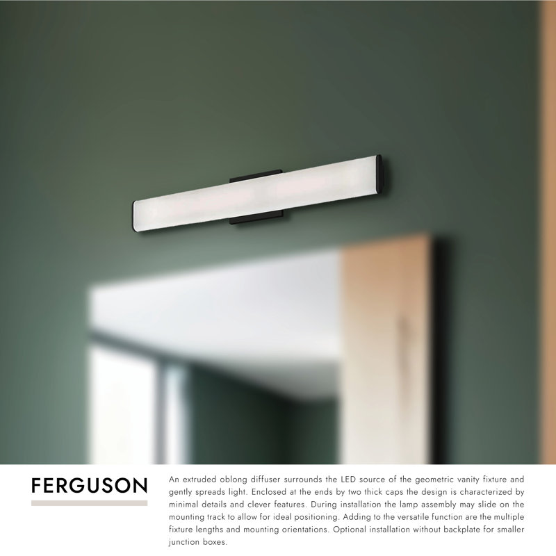 Ferguson 1 - Light LED Bath Bar, Chrome