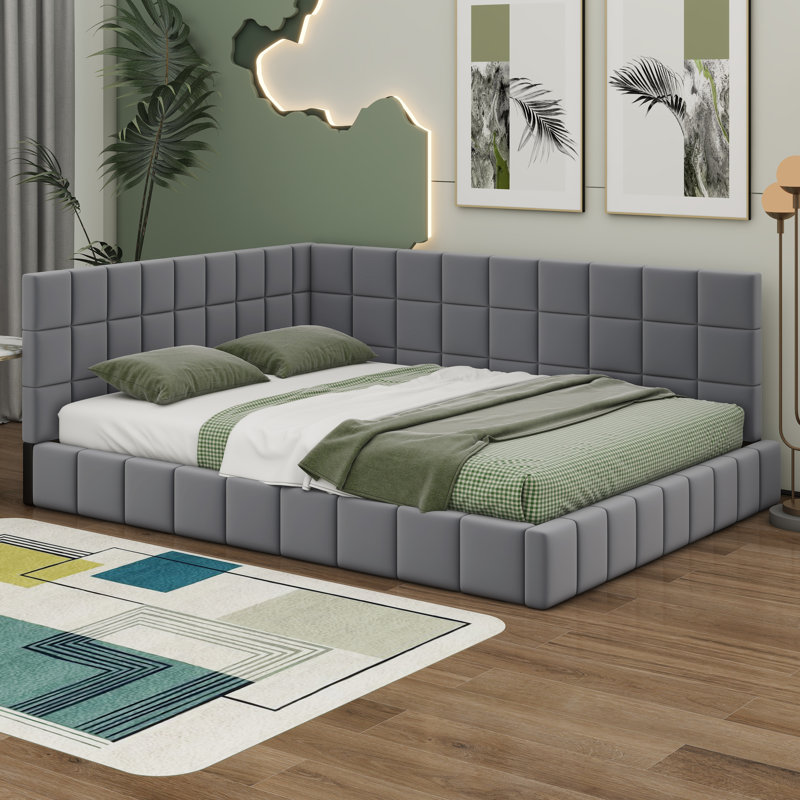 Rosetter Full Size Upholstered Daybed/Sofa Bed Frame