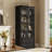 70''H Bookcase With Drawers And Glass-2132505298