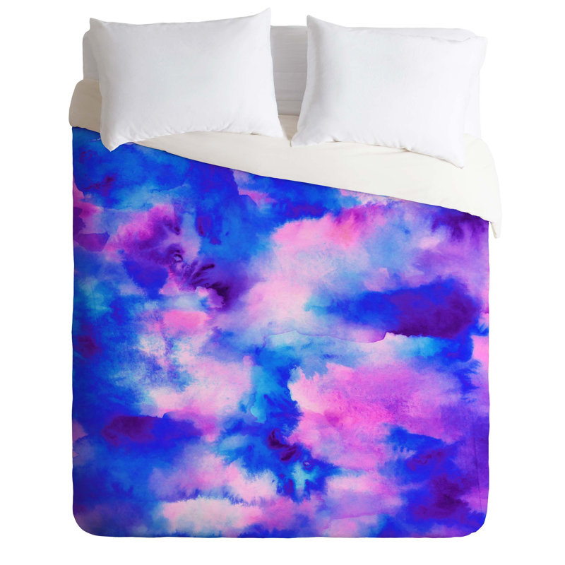 Jacqueline Maldonado Polyester Abstract Duvet Cover, Queen Duvet Cover + 2 Standard Shams