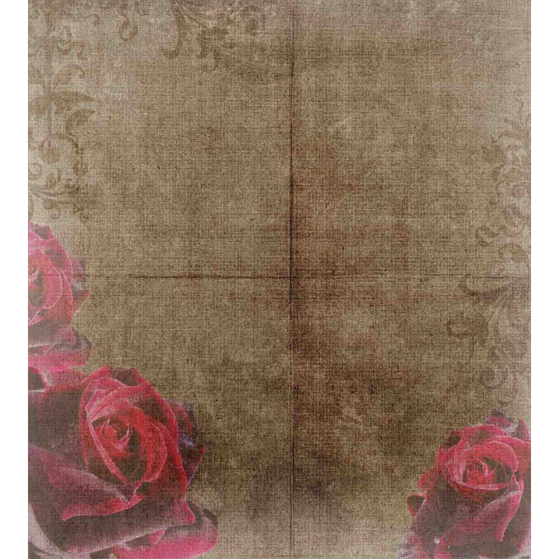 French Country Polyester Duvet Cover, Queen Duvet Cover + 2 Standard Shams
