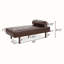 Chaise longue en similicuir Sushpal-2147400447
