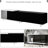 80+ Inch Tv Cabinet, 70.1'' - 100'' Adjustable, White And Black Modern Stand With Storage,-1457382558