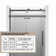 44"-48" W x 76" H Reversible Frameless Single Sliding Shower Door With 3/8"Clear Tempered Glass