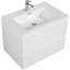 Meuble-lavabo mural 30 po avec lavabo, meuble-lavabo mural moderne avec lavabo à surface et tiroirs à fermeture en douceur, blanc brillant-905015728-905015730
