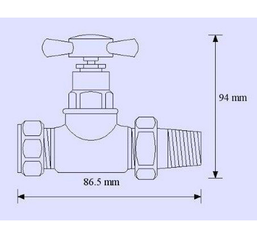 4.5cm x 8.7cm Surface Mount Kit for Radiator