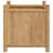 Bayou Breeze Planter 15.7"X15.7"X31.5" Bamboo-1572993377