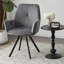 Rinki 50cm H Velvet Upholstered Metal Armchair