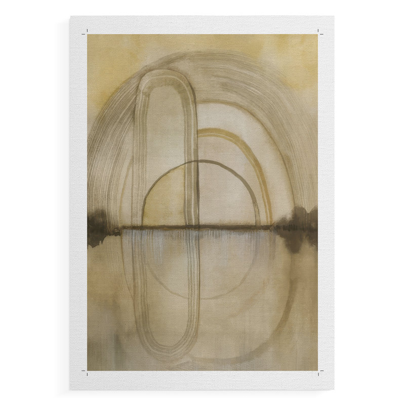 Soft Golden Reflections II -Canvas Print Only - NOT FRAMED