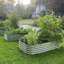 Lit de jardin surélevé modulaire en métal 17 po 9 po de hauteur 17 po-1971953556-1912236739