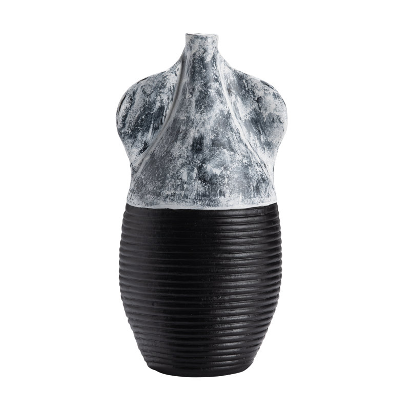 Vase de table en céramique 20,25 po Fujimoto