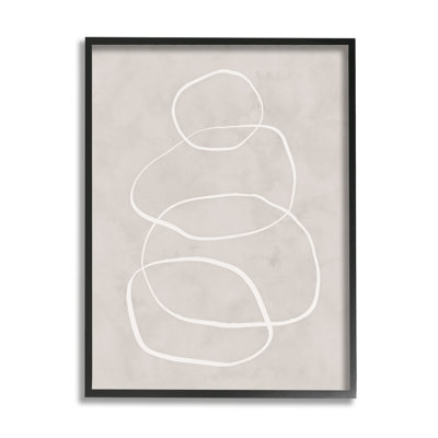 Rock Balance, dessin au trait, rétro