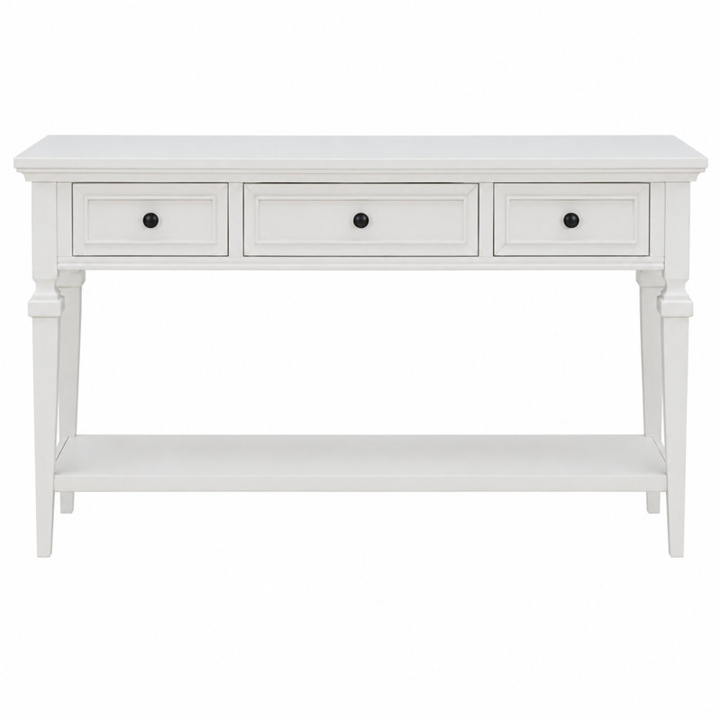 Console 50 po Shanahan, Blanc antique