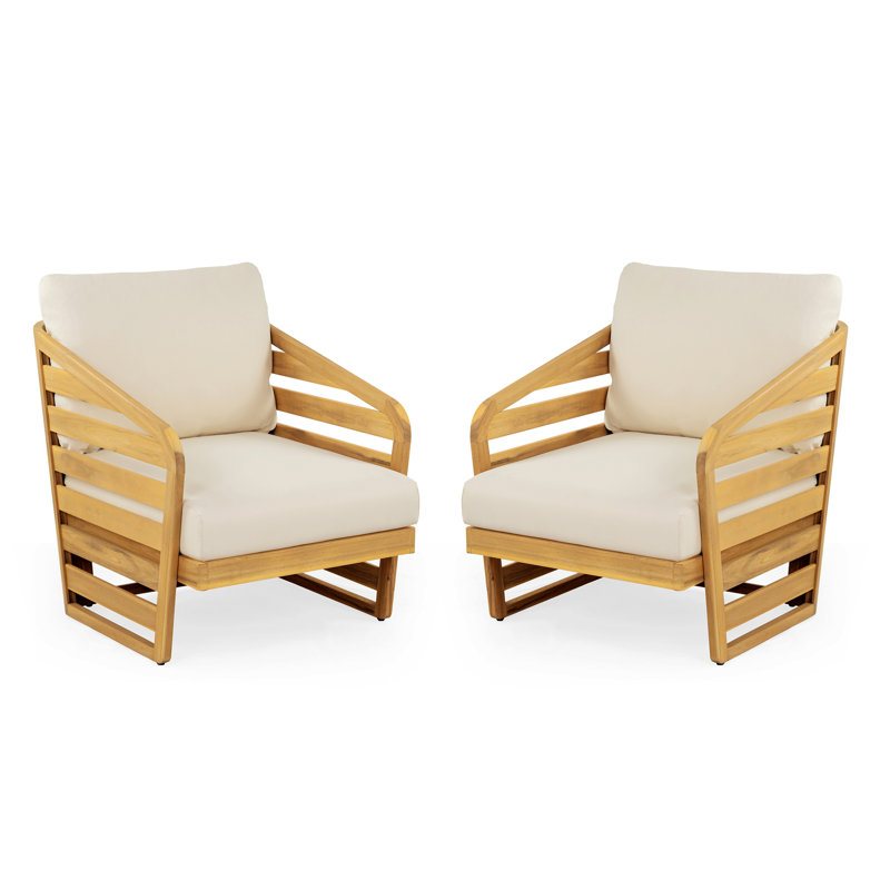 Ensemble de 2 fauteuils club d'extérieur