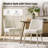  Verity Modern Upholstered Dining Chair with Ergonomic Design Set of 2-824835238