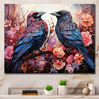 Crow Fantasy Royals II - Animals Canvas Prints