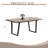 62.9-Inch Rectangular MDF Dining Table-339180411