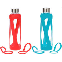 HOST Revive Water Bottle with Ergonomic Cut Out Soft Silicone