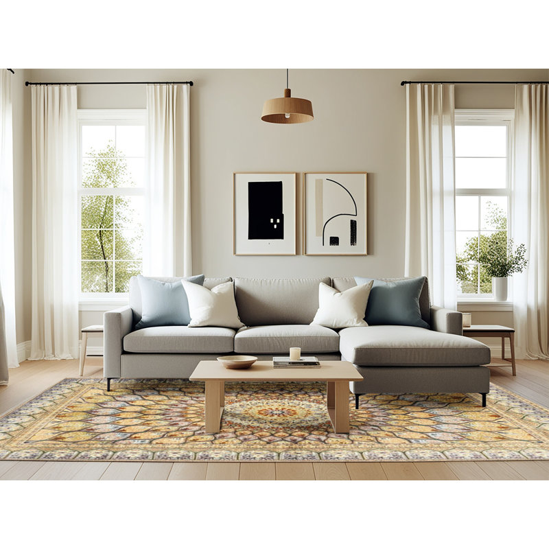 Bombay Oriental Indoor Rug, Rectangle 6' x 9'