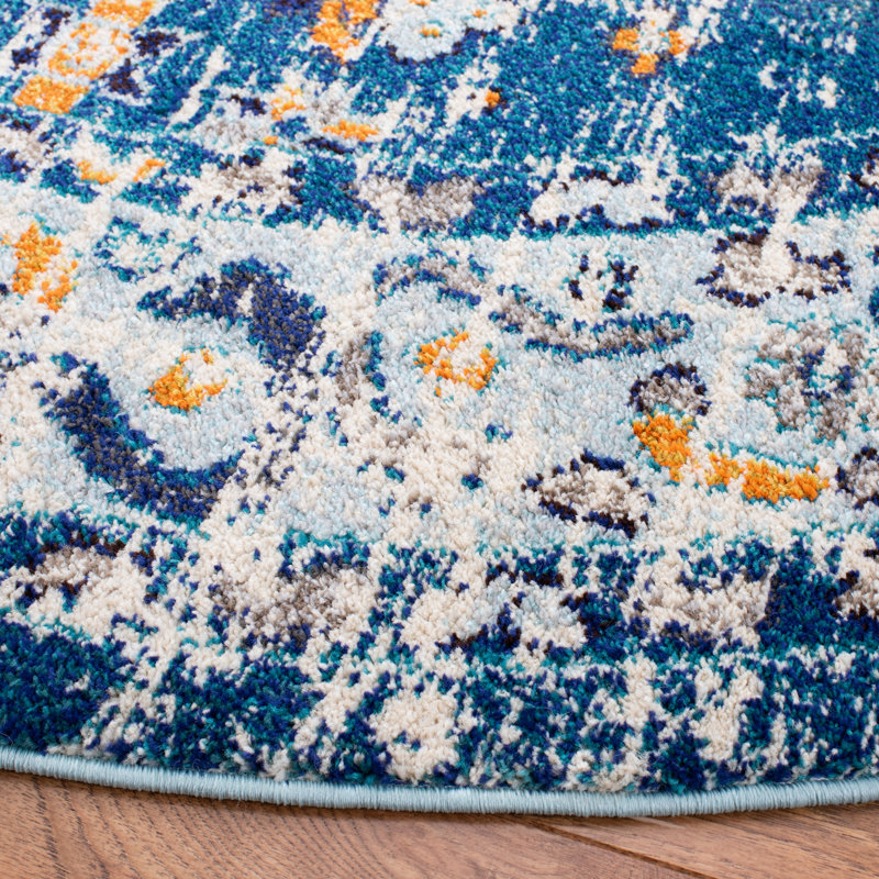 Yedidalga Performance Oriental Rug, Round 6'7"